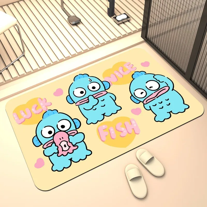 Description Picture 4 of itemMINISO Sanrio Clown Fish Hanton Print Bathroom Mat Non Slip Bedroom Kitchen Mat Washable Living Room Home Carpet Bath Floor Mat