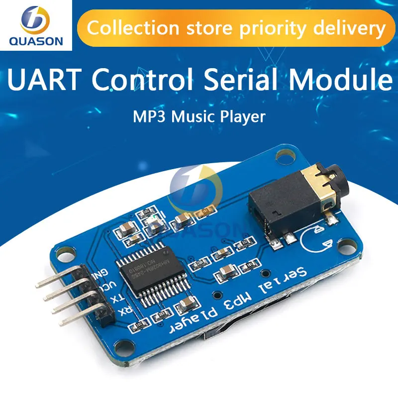 Последовательный модуль управления YX6300 YX5300 UART, MP3 музыкальный плеер, модуль для Arduino/AVR/ARM/PIC CF