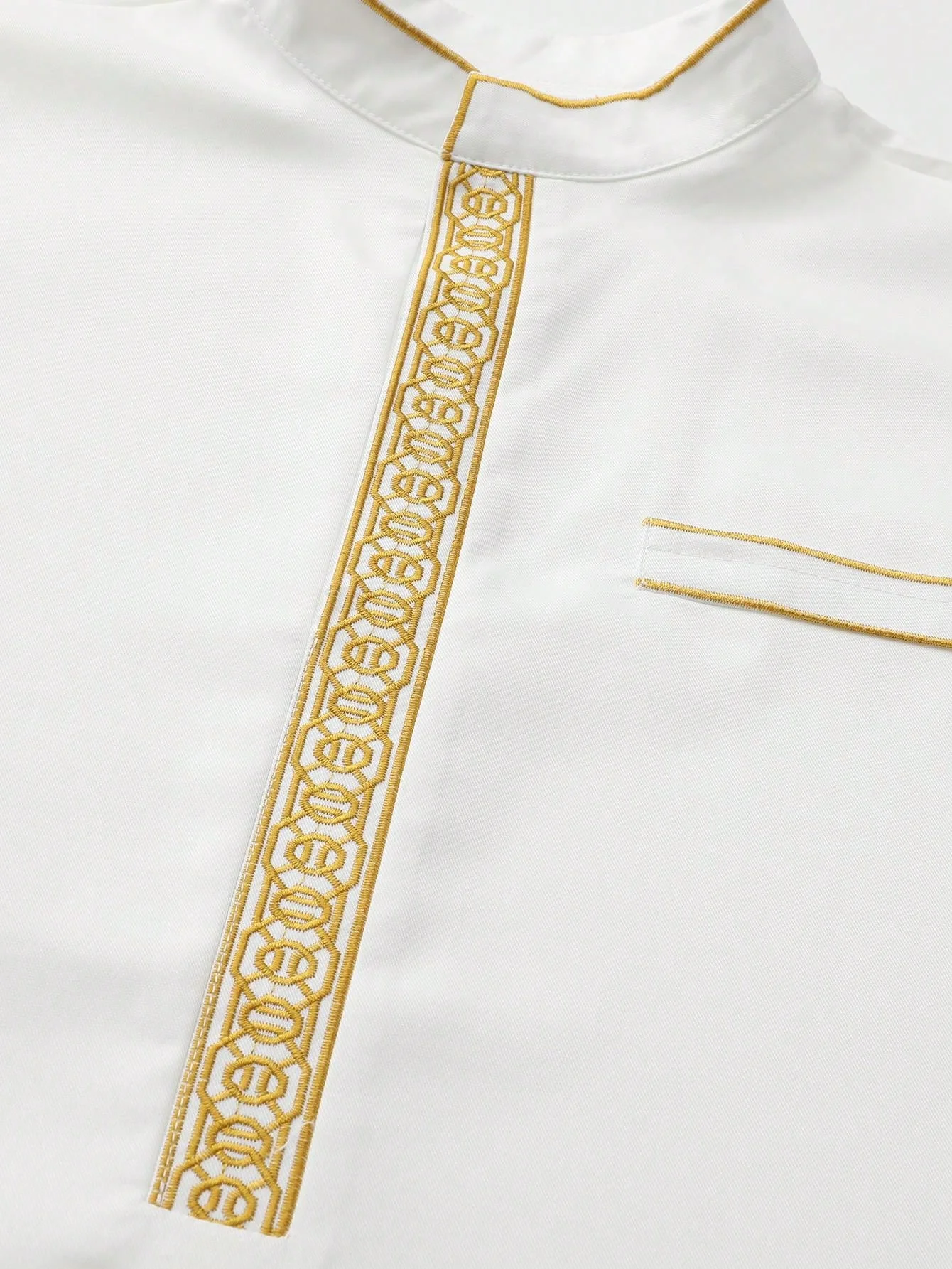 🌟 Key Features: ✅ Premium Fabric: High-quality polyester jersey for a soft and breathable feel. ✅ Elegant Design: Intricate embroidery adds a touch of tradition and sophistication. ✅ Perfect for Any Occasion: Ideal for prayer, Ramadan, Eid, weddings, and casual wear. ✅ Comfortable Fit: Lightweight, sweat-resistant, and breathable for all-day wear. ✅ Durable Craftsmanship: Made using TAT weaving technique for extra durability. ✅ All-Season Wear: Keeps you cool in summer & warm in winter. ✅ Easy Maintenance: Machine washable, fade-resistant, and wrinkle-free.