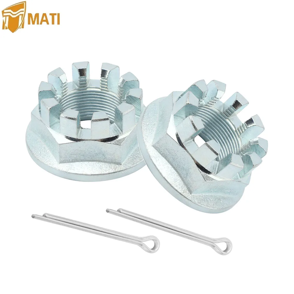 

MATI Rear Axle Nuts for Honda Rancher 350 400 420 Foreman 400 450 500 520 Recon 250 Rubicon 500 520 Rincon 650 680 90304-HM7-A10