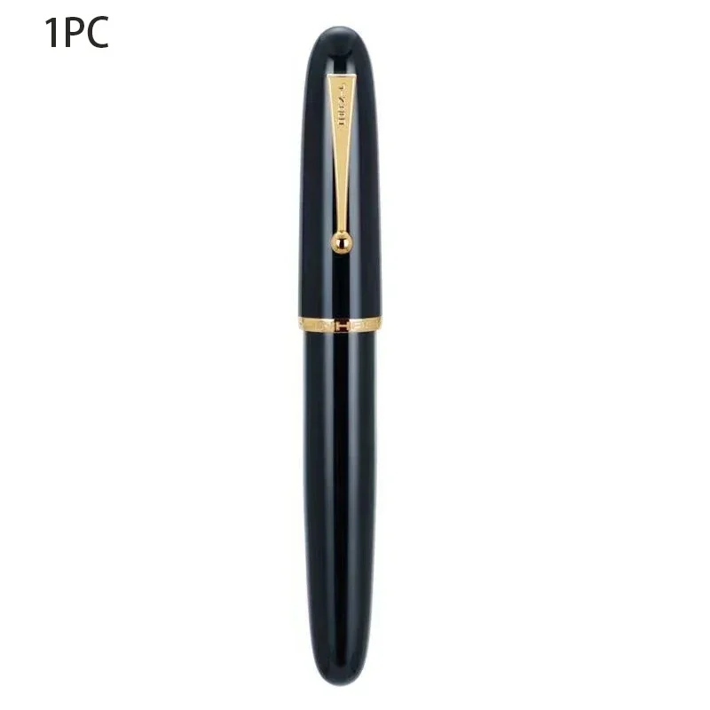 Acrylic Transparent Fountain Pen with High-Capacity Ink Converter