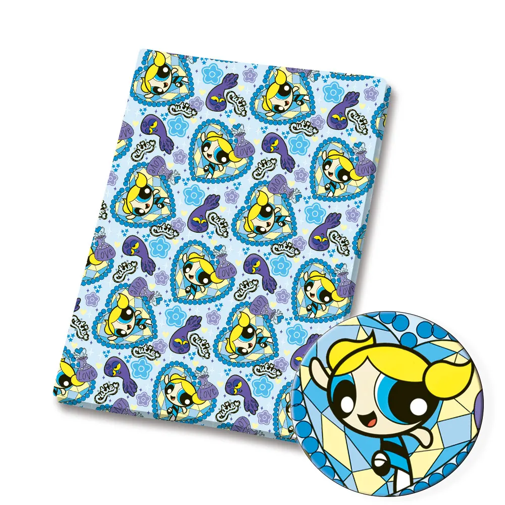 Cartoon Fabric DIY Handmade Sewing Patchwork Quilting Baby Dress Home Sheet Printed Fabric 140*50cm Kids
