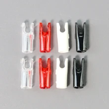 

10PCS Plastic Archery Arrow Nock Internal For Carbon Fiberglass Arrow Shaft ID 3mm Outdoor Hunting Shooting Arrow Accessories