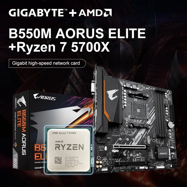 Gigabyte B550 Aorus Elite V2 AMD AM4 ATX Motherboard - Silicon Alley  Electronics