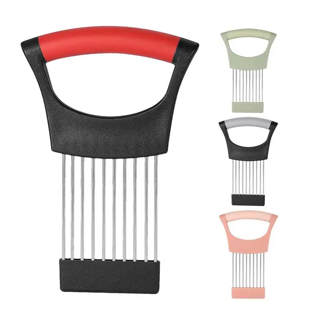 Onion Cutter Vegetables Slicer Tomato Cutting Aid Holder Guide Slicing Kitchen Accessories Gadgets 2025