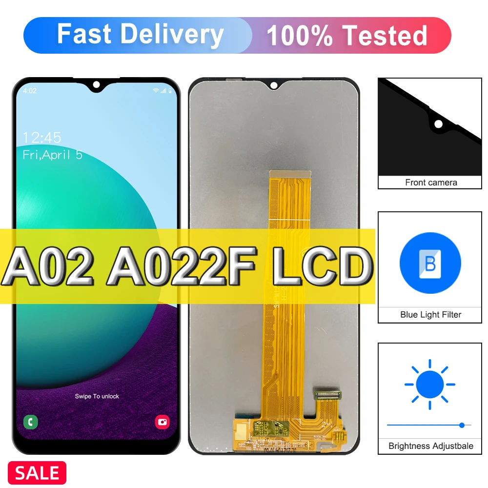 

6.5" Original For Samsung Galaxy A02 LCD Display Touch Screen With Frame, For Samsung SM-A022F/DS A022M A022G SM-A022G/DS LCD