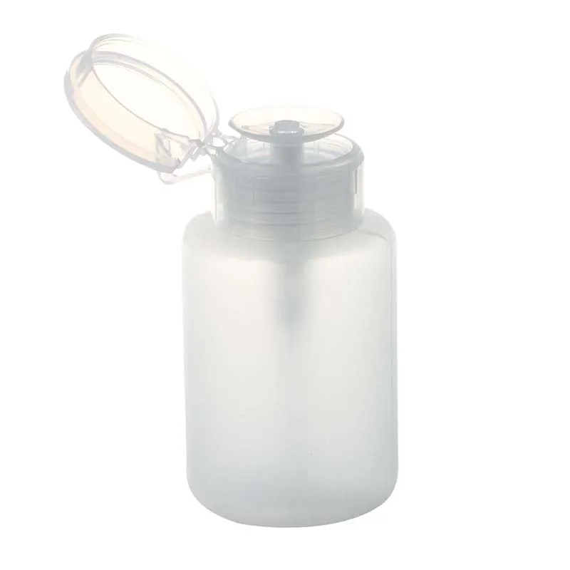 150ml 네일 아트 메이크업 폴란드어 플라스틱 펌프 디스펜서 병 리무버