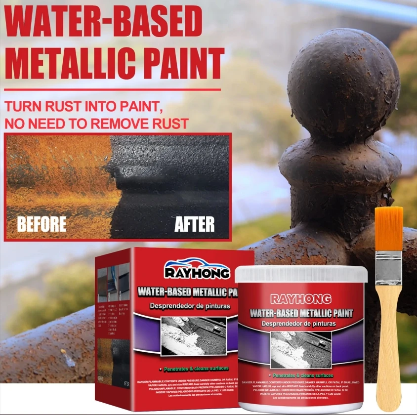 100g Car Anti-rust Rust Remover Converter Paste for Chassis Iron Metal Surfaces