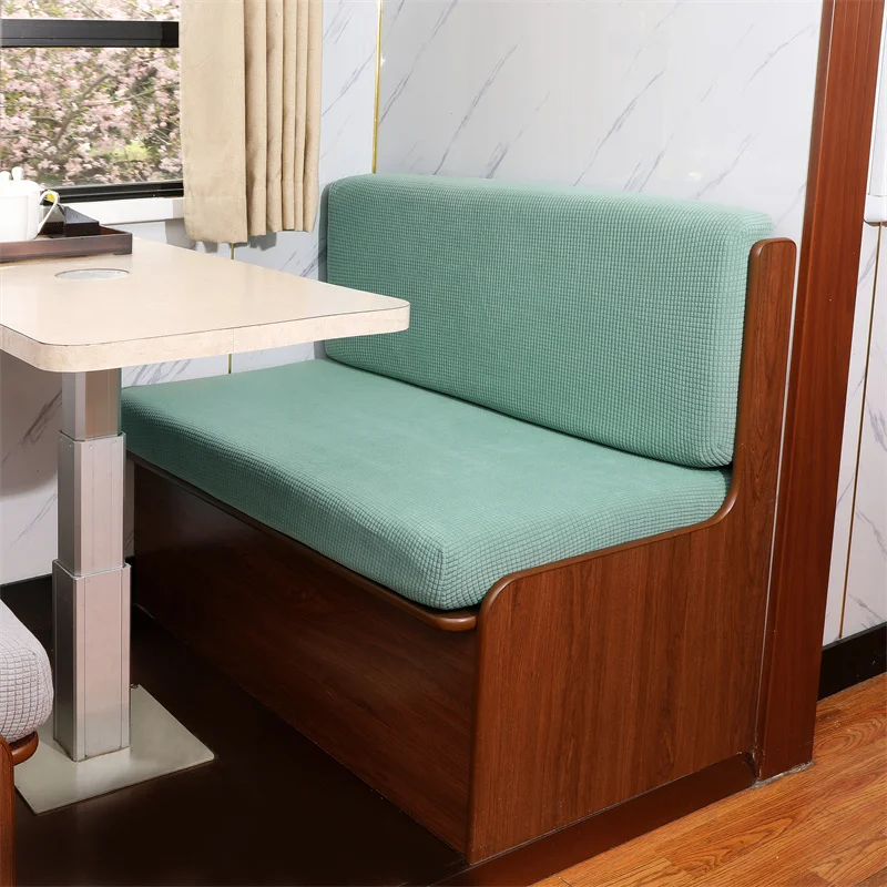 2Pcs/Set Stretch Polar Fleece RV Cover Easy Install Chair Cushion Cover Sofa Cover Dust Proof Camping Car Bench Slipcovers Bar 6
