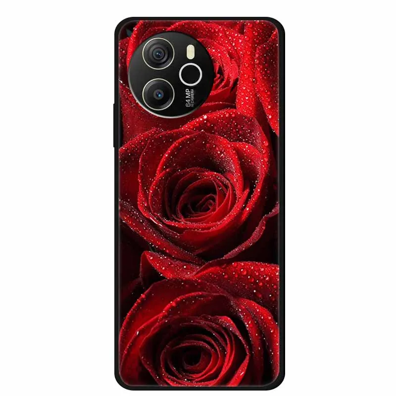Cartoon Black Silicone Soft TPU Phone Cover - Protective Case