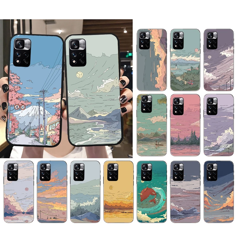 

Anime Scenery Sky Landscape Phone Case for Xiaomi Redmi Note 12S 12 Pro 11S 11 10 Pro 10S Note 12R Redmi 10 10C 9C 9 9A