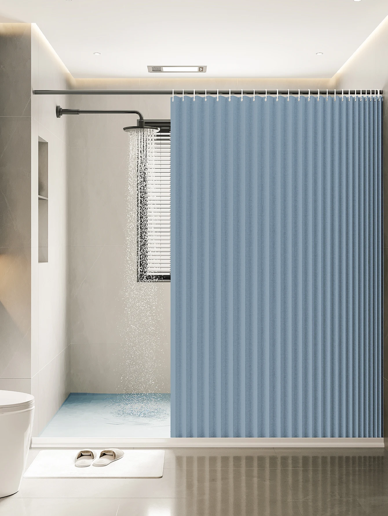 Shower Curtains 1PC folding curtain series shower curtains suitable for bathrooms