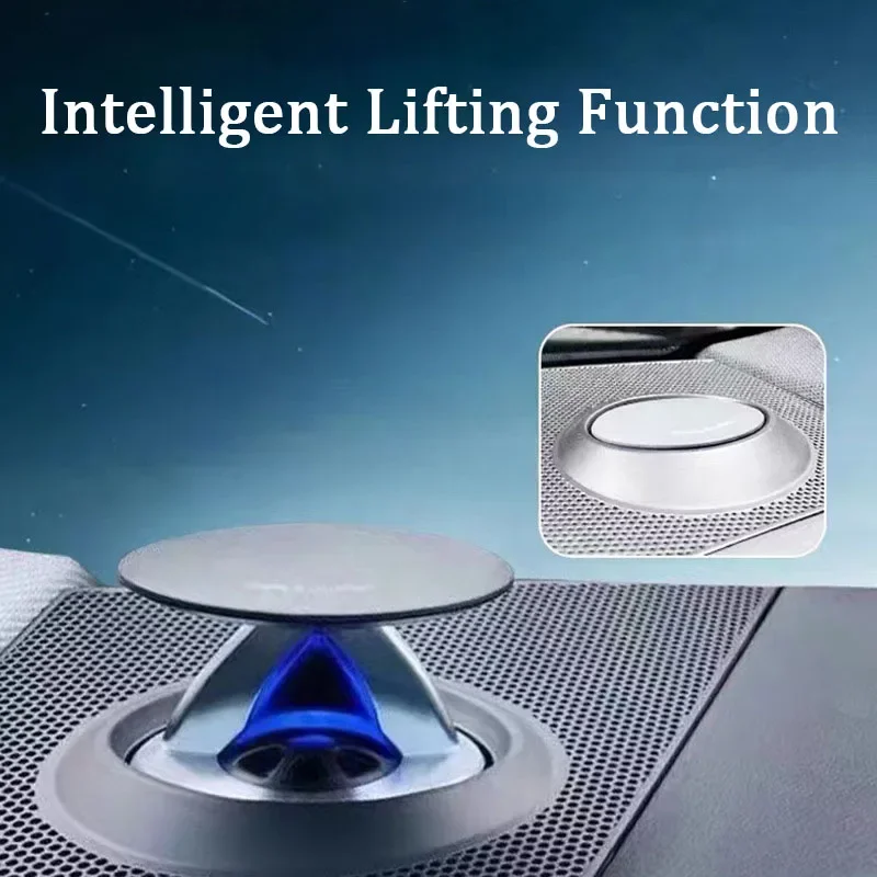 32-Color LED Lifting Tweeter Speaker for Audi A4 A5 A6 A7 Q5 Q7 Q8 B9 C8 Electric Treble Horn Stylish Car Instrument Decoration stereo speaker tweeter