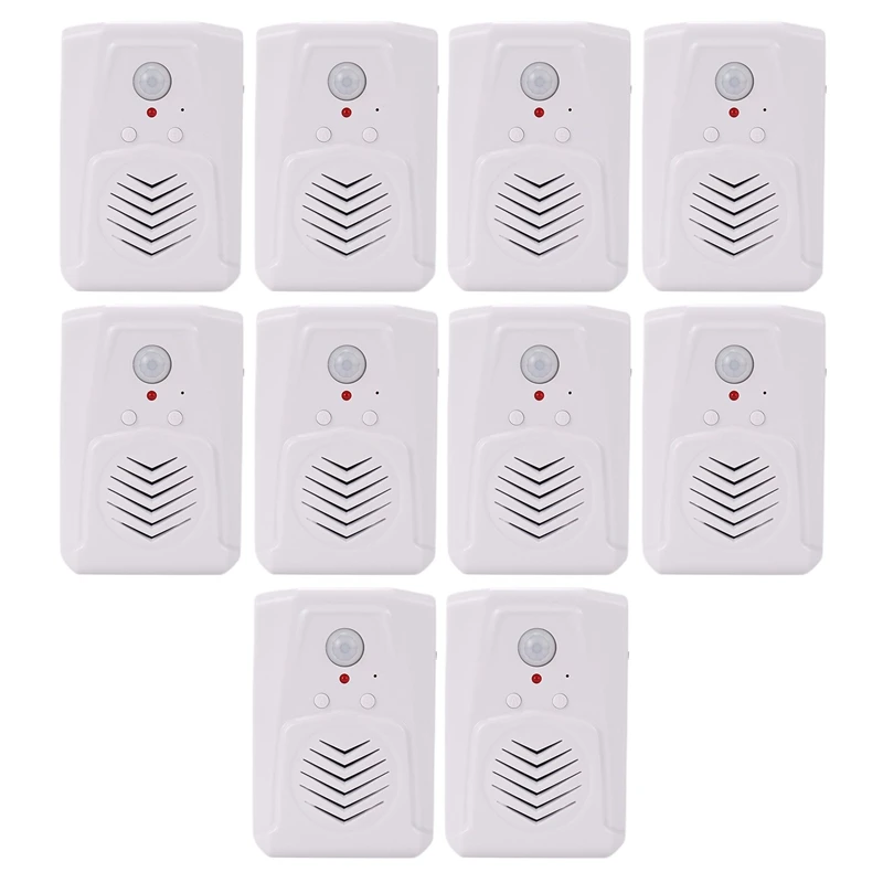 10X Sensor Motion Door Bell Switch MP3 Infrared Doorbell Wireless PIR Motion Sensor Voice Prompter Welcome Entry Alarm aiphone intercom