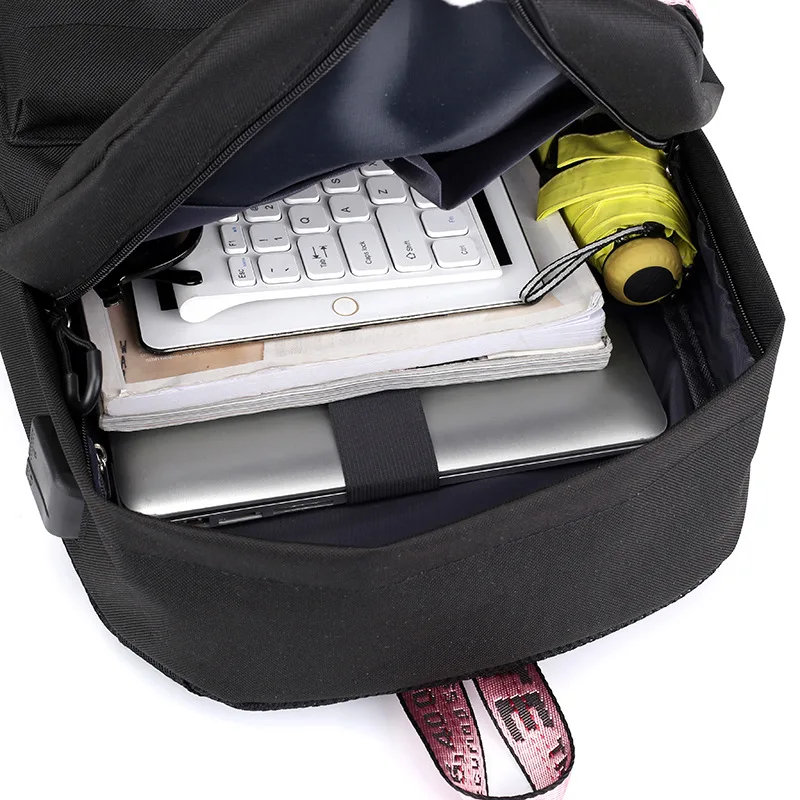 MINISO Avengers Cartoon Characters Usb Children's Schoolbag Male and Female Students Fashion Backpack Cartoon Cute Backpack