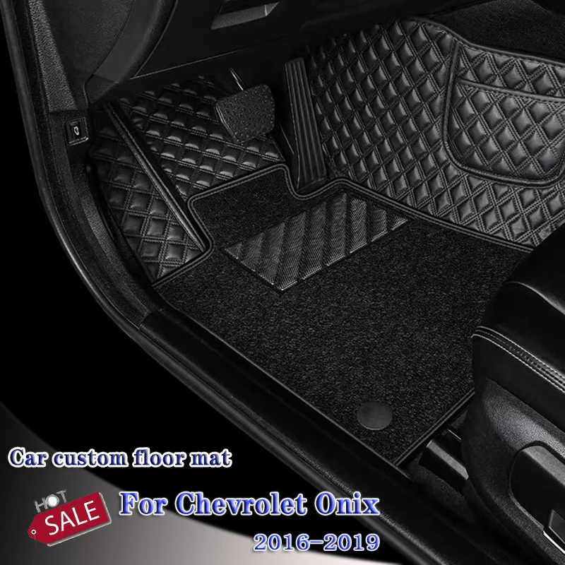 

Автомобильные напольные коврики для Chevrolet Onix Rider 2019, 2018, 2017, коврики, коврики для приборной панели, аксессуары для салона автомобиля, коврики на заказ с педалью