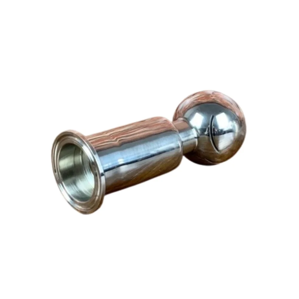 SS304 Tri Clamp 1.5"(38mm)OD50.5mm Tank Rotating CIP Spray Ball Tri Clover Compatible Cleaning Ball Rotating cleaning ball