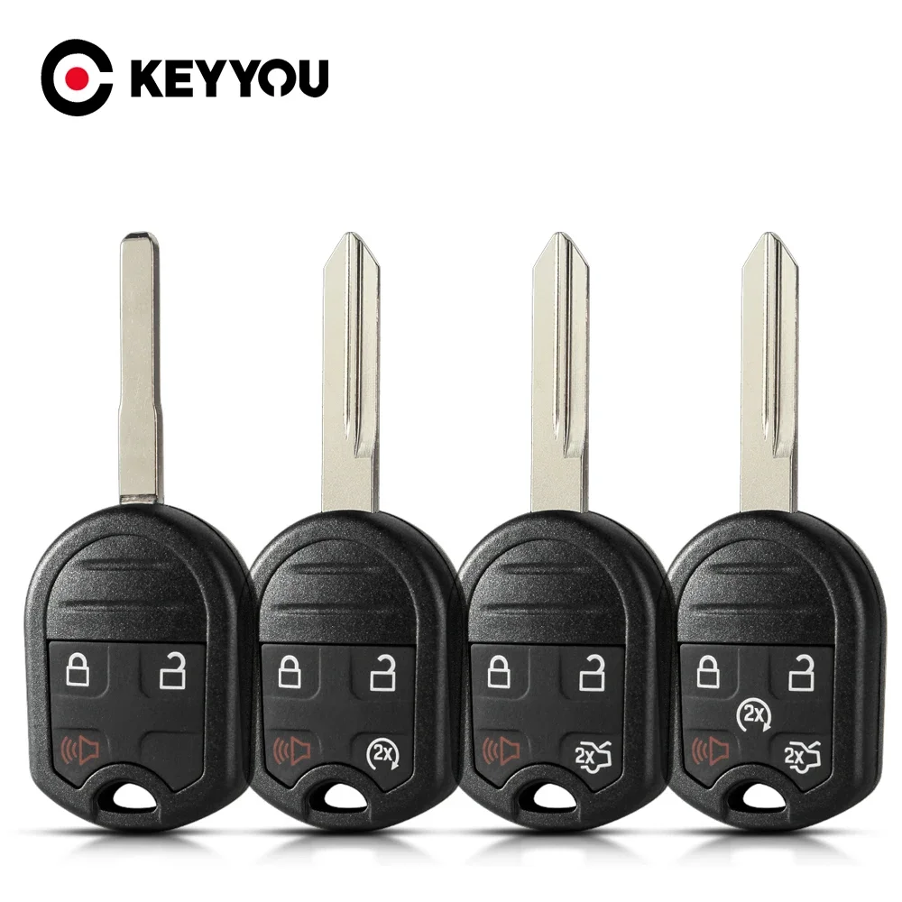 Keyyou 3/4/5 Pulsanti Guscio Chiave A Distanza Per Auto Per Ford Edge Expedition Mustang Explorer Ranger Windstar Auto Smart Key Case