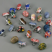 น่ารักชนบทเซรามิค Knobs เฟอร์นิเจอร์ตกแต่งตู้จับดึงเนอสเซอรี่ครัว Knob Laci 5