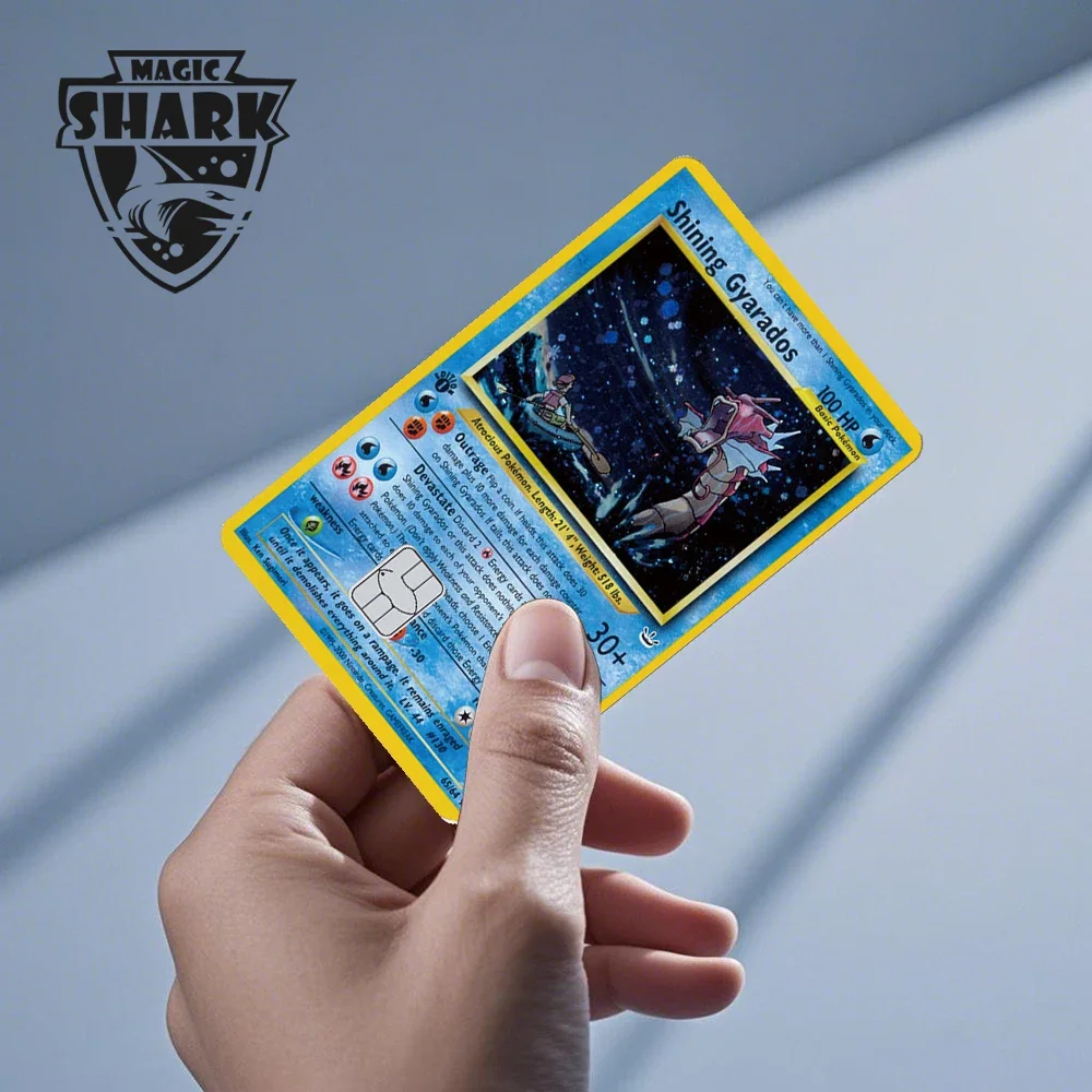 2026 New Charizard Blastoise Bulbasaur Eevee Metwo Sticker Film Skin Cover for Credit Debit Card