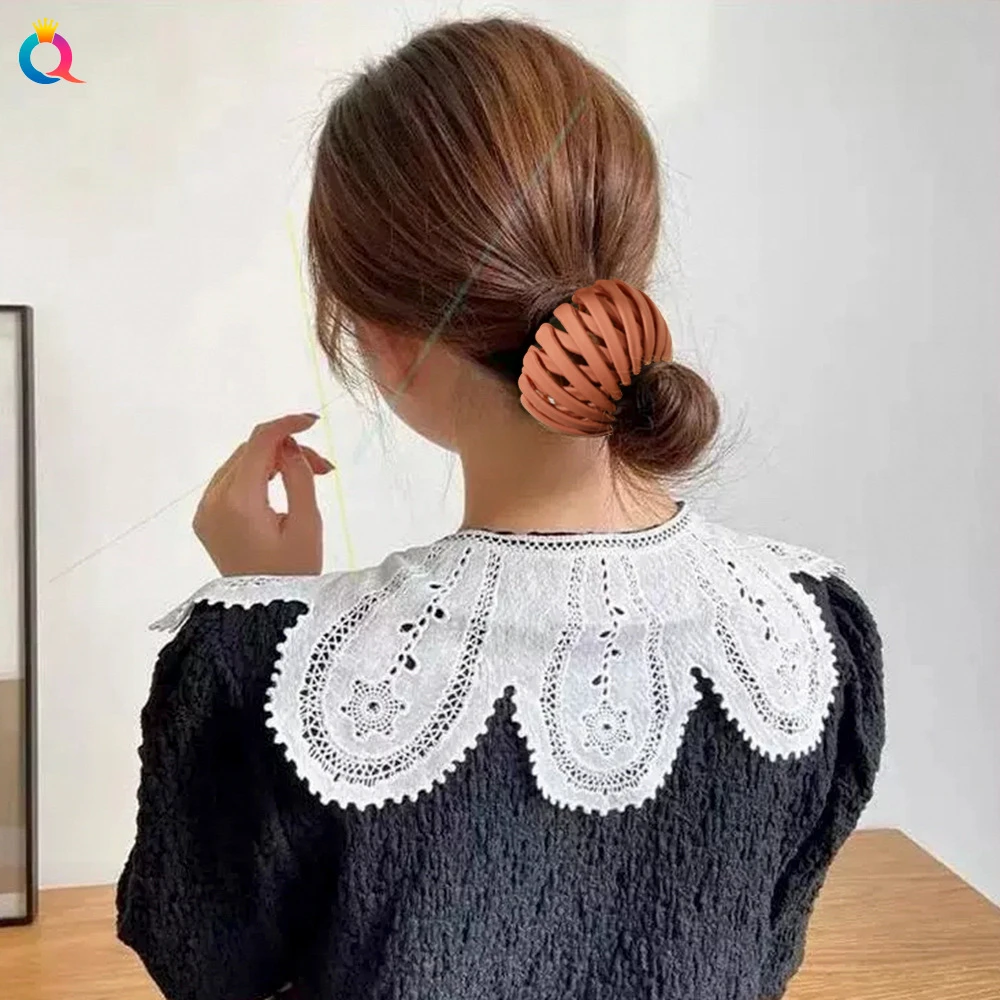 Korean Style Hair Claw Clips Horsetail Buckle Hair Clips for Women Bird  Nest Expanding Hair Accessories Matte Hairpins Bun| | - AliExpress
