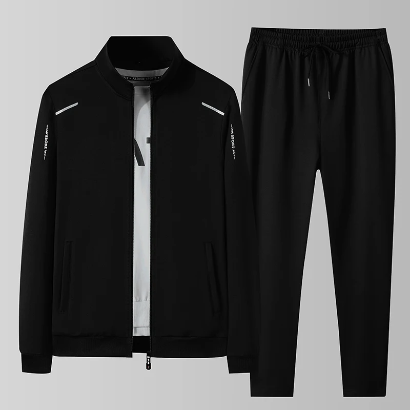 thumbnail image 1 of Conjunto de ropa deportiva de algodón para hombre, chándal de marca, conjuntos de dos piezas, ropa para hombre, sudaderas con capucha y pantalones, traje, ropa de calle para hombre, sudaderas con capu, 1 of 5