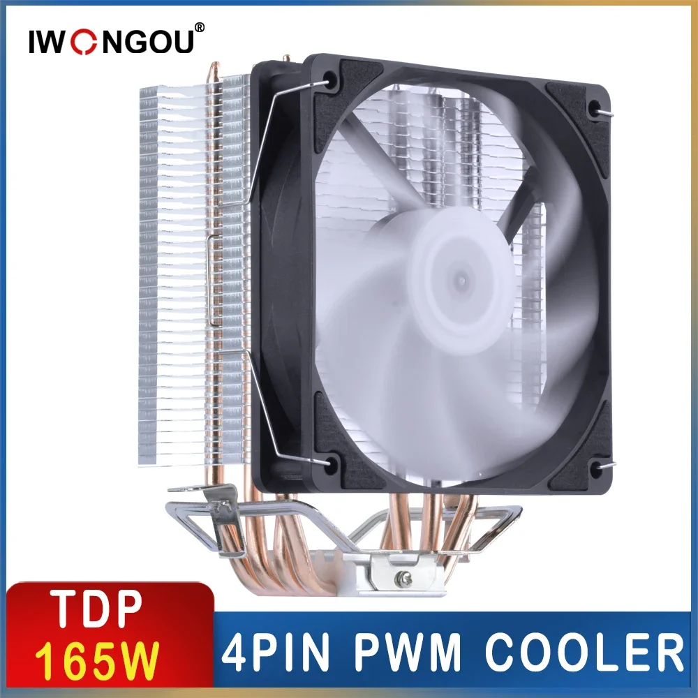 Raffreddatore D'Aria Am4 4 Tubos Cpu Cooler 2011 V3 4Pin Rgb 120Mm Ventola Iwongou Tower Cooler Xeon X99 Per Intel Lga 1200 1700 1150 1151 Amd