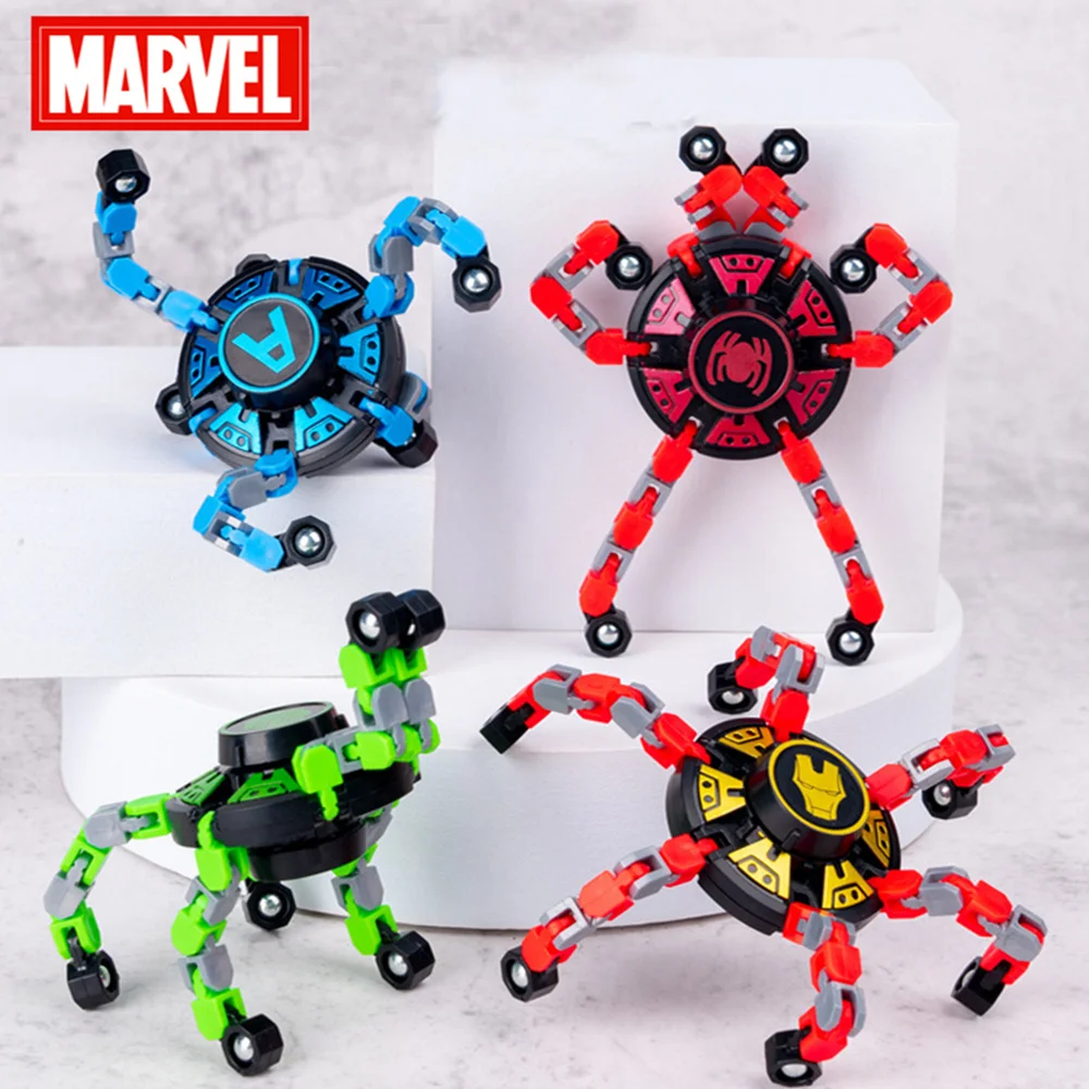Marvel Fidget Spinners Finger Hand Spinning Top Focus Toy con