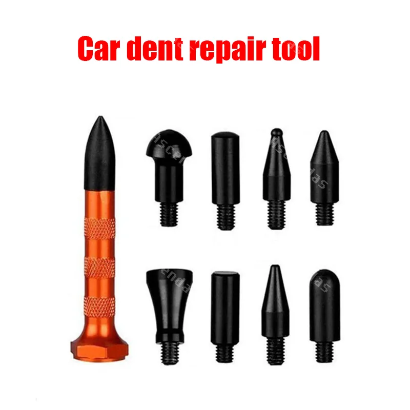 

9Pcs Paintless Knock Down Pen Tools Car Panel Dent Remover Automotive Body Repair Hand Tools Automotive Maintenance Pa