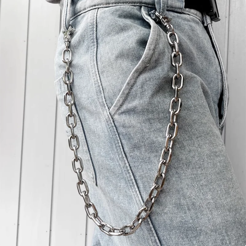 Stylish Punk Hip-hop Metal Waist Chain Accessory