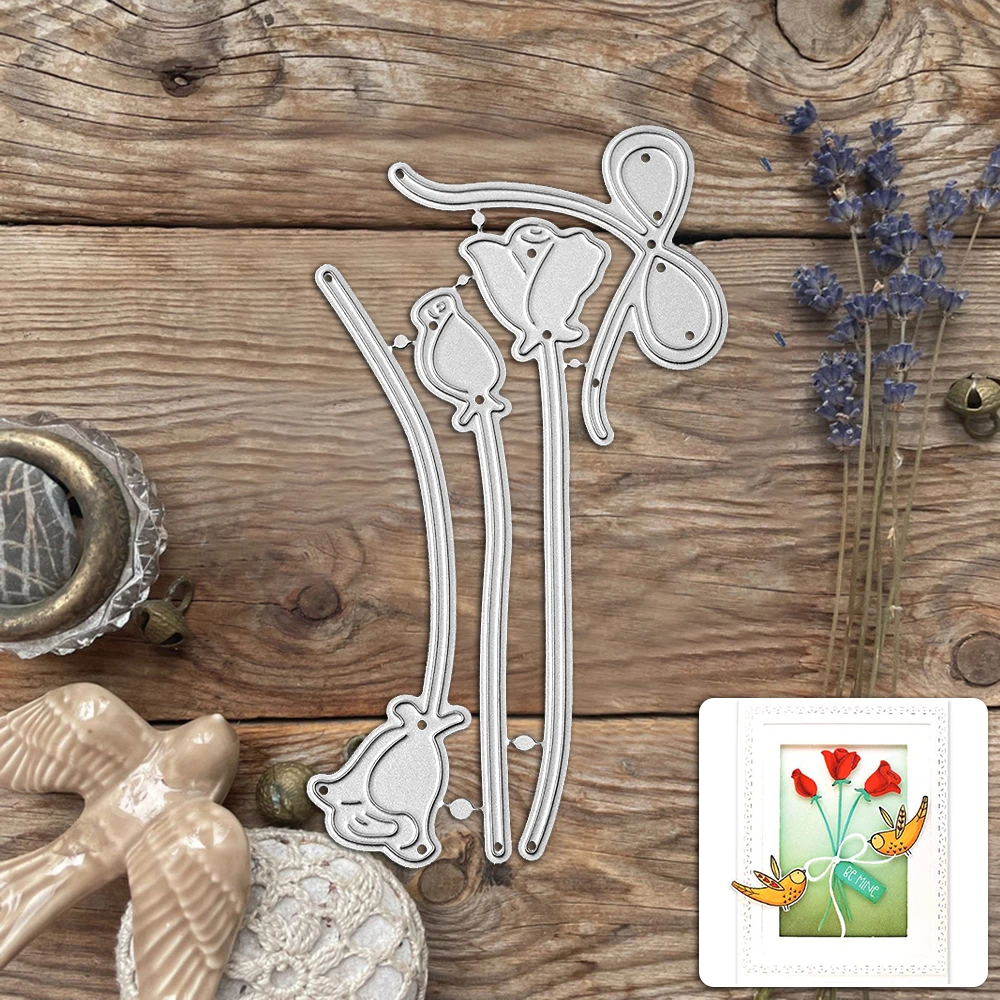 발렌타인 데이 사랑 장식 절단 다이, DIY 스크랩북 실리콘 금속 다이, 사랑 카드 봉투 앨범 공예 장식 