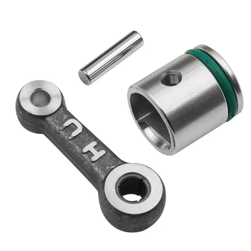 Aluminum Piston Connecting Rod with Washer + Pin Assembly for Type 26 Aluminum Electric Hammer Impact Drill Install 2