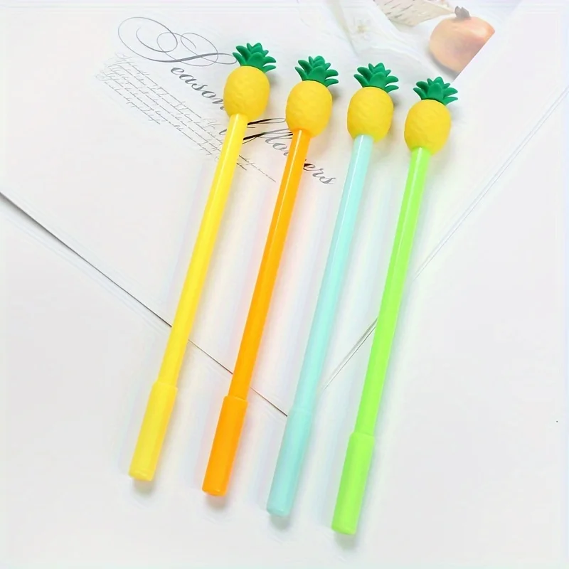 50 Creative Cute Cartoon Neutral Pen Black 0.5 Needle Water Pen Student Stationery Award Pen (Random Style) 5