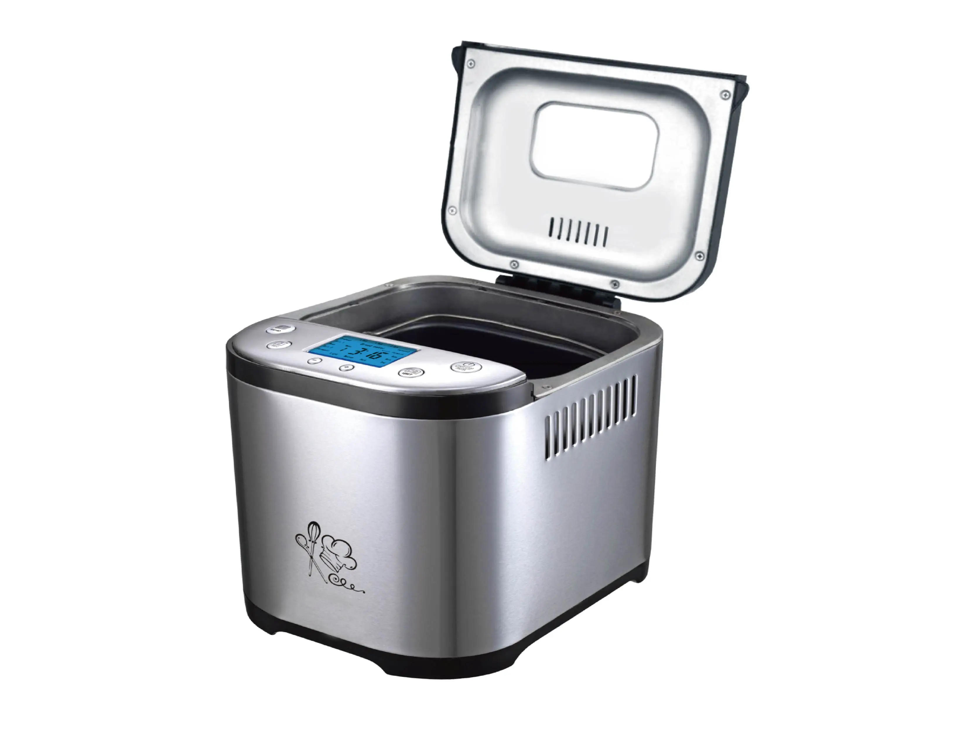 Large Capacity Bread Maker for Home Use Multi-function Bread Maker Electric Stainless Steel Tiffany Family English Household 800