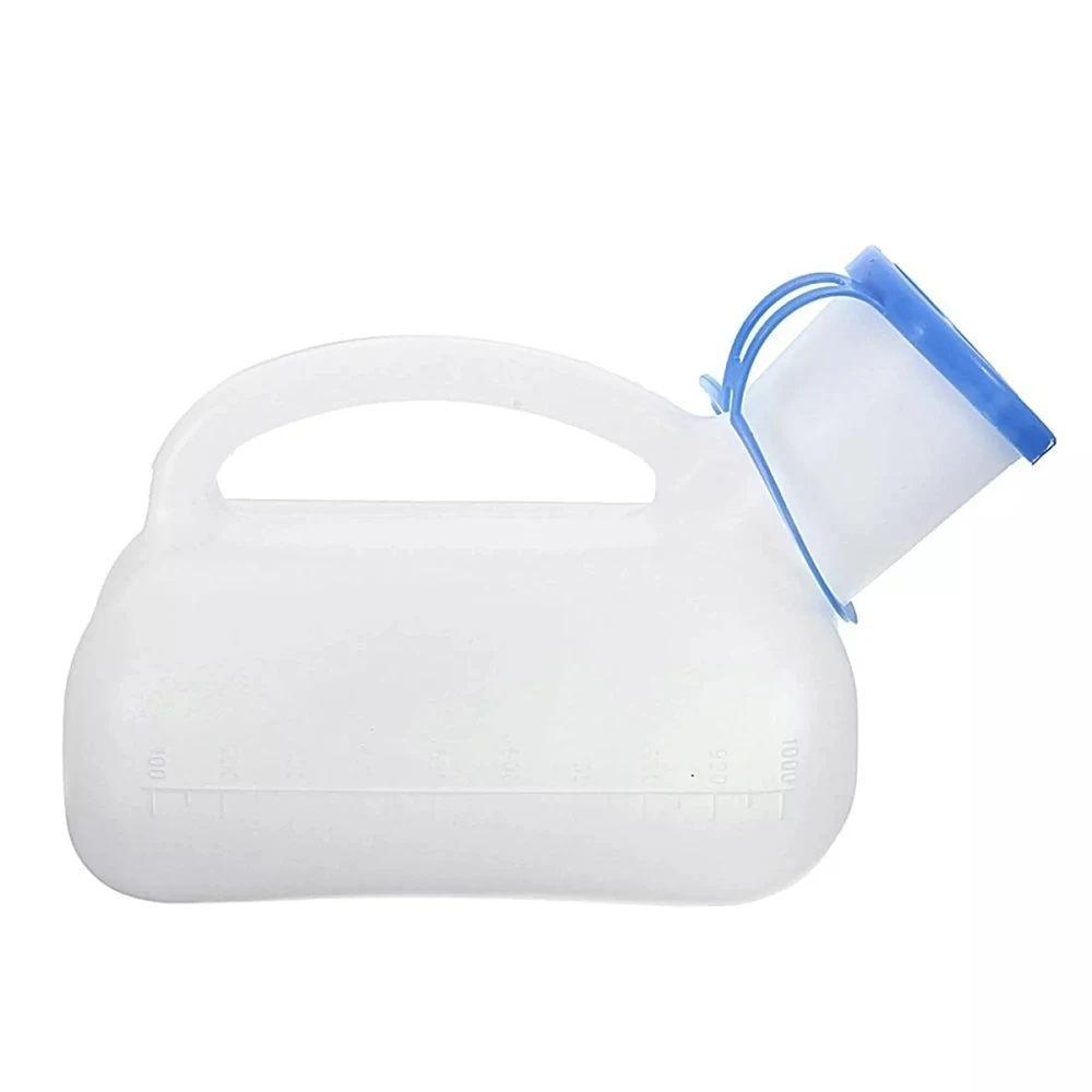 1000ml Portable Urinal Men Women Mobile Toilet Spill Proof Pee Bottle Lid Funnel Hospital Home Camping Car Travel Outdoor