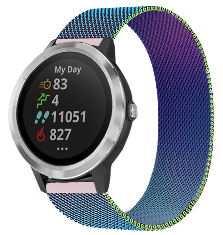 Milanese Loop Smartwatch Wristband Bracelet - 20mm/22mm Strap