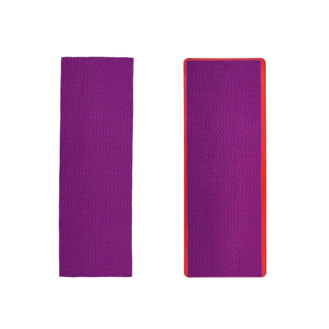 183*63cm Portable Anti-slip Sweat-absorbent Yoga Mat Towel Cloth Mat Ultra-thin Yoga Blanket Towel Blanket Workout with Bag 3