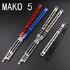 Mako V5 Bottle Balisong Trainer 7075 Alumimum Handle with Bushing Structure Butterfly Training Knife for Self-Defense 1