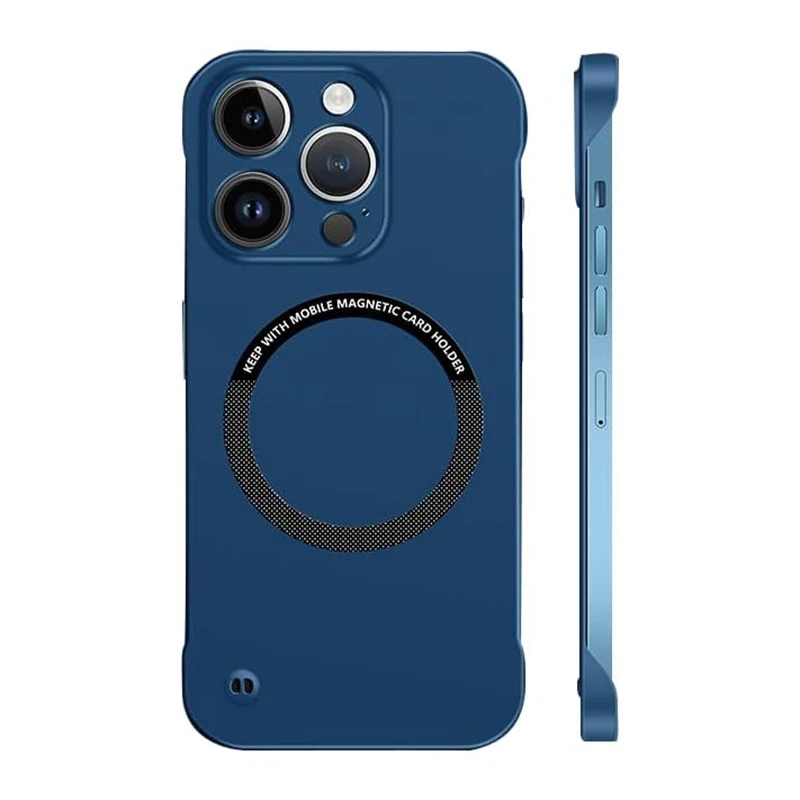 Sleek Luxury Borderless Phone Case with Strong Magnetic Grip and Matte Finish