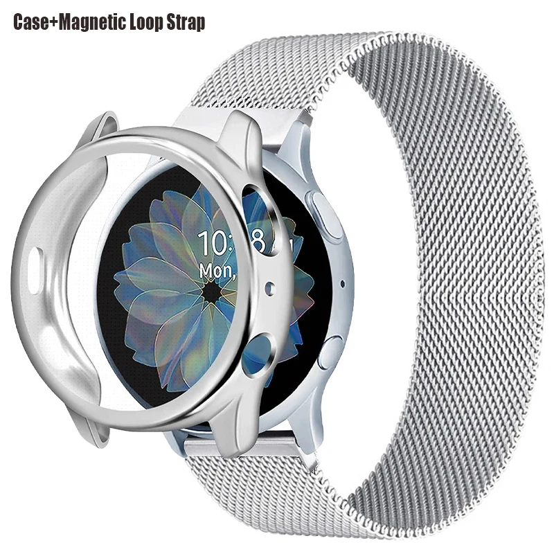 Funda + correa para Samsung Galaxy Watch Active 2, pulsera de bucle