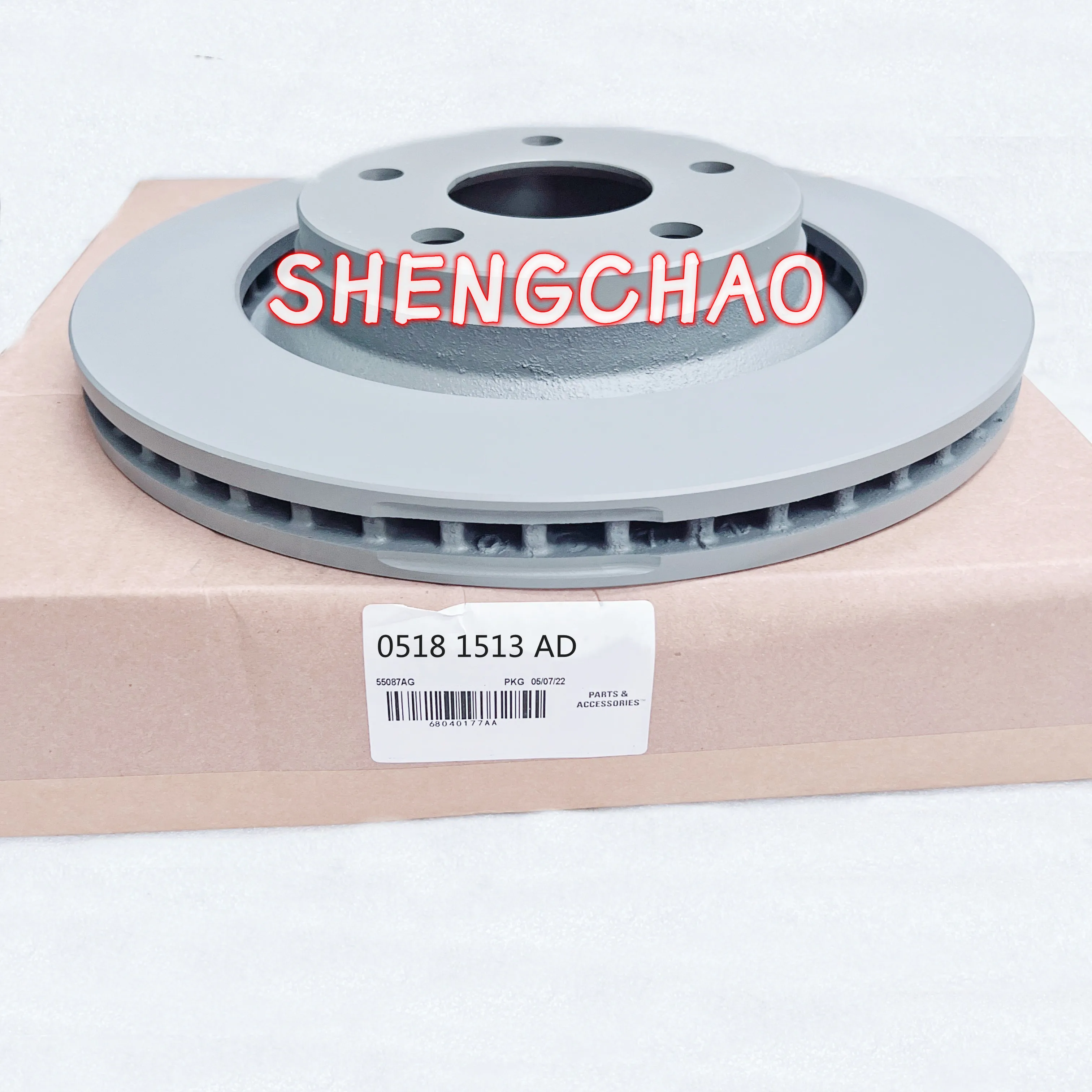 Front Brake Disc 5181513AD, Rear Brake Disc 5181512AC, 68256680AC, Suitable For: Jeep Grand Cherokee, SRT8,-
