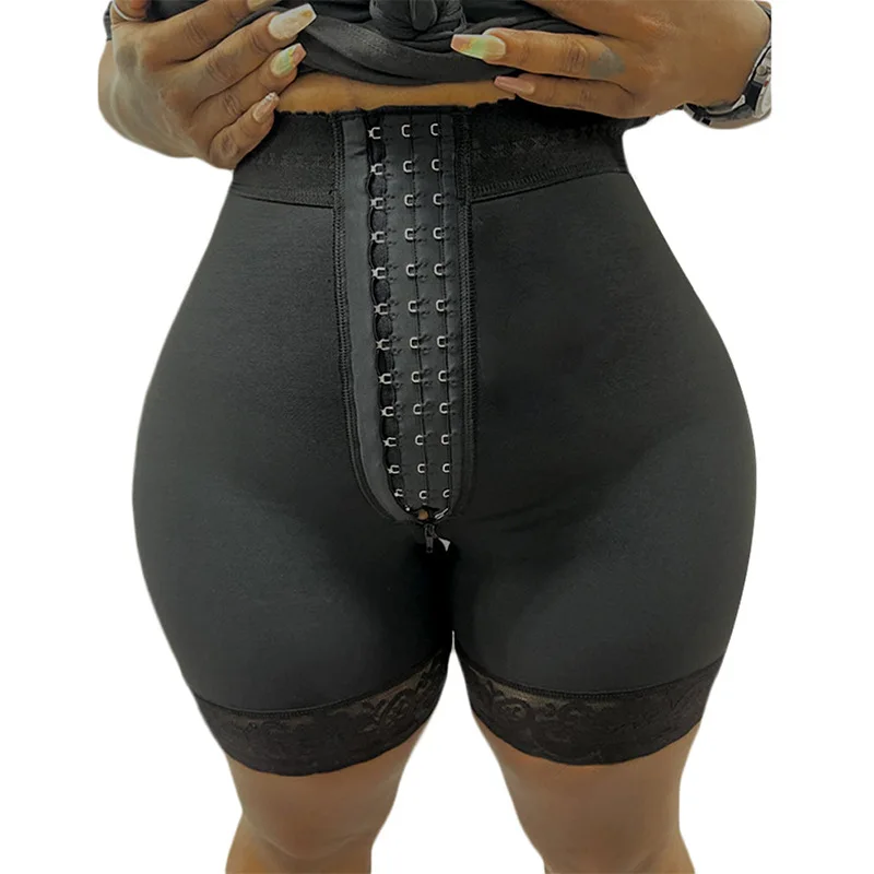 

Fajas High Compression Waist Trainer Butt Lifter Shorts with Zipper Control Panties Charming Curves Slimming Body Shaper Shapare