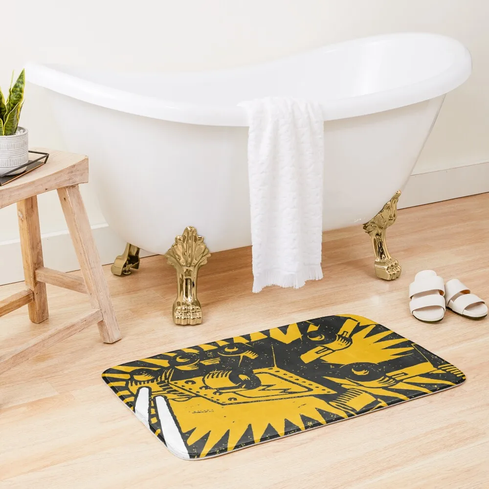 

Black Robot Bath Mat Set Ofs In The Bathroom Modern Bathroom Accessories Rug Foot Non Slip Carpet Mat