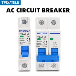 Premium Miniature Circuit Breaker with Overload and Short Circuit Protection, 6A - 63A, 230V/400V, 6kA Capacity - 63A