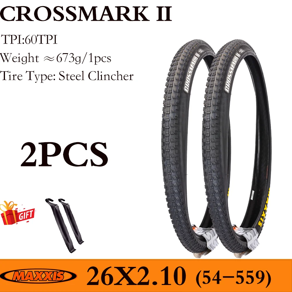 MAXXIS クロスマーク 2 ワイヤー MTB 自転車タイヤマウンテン