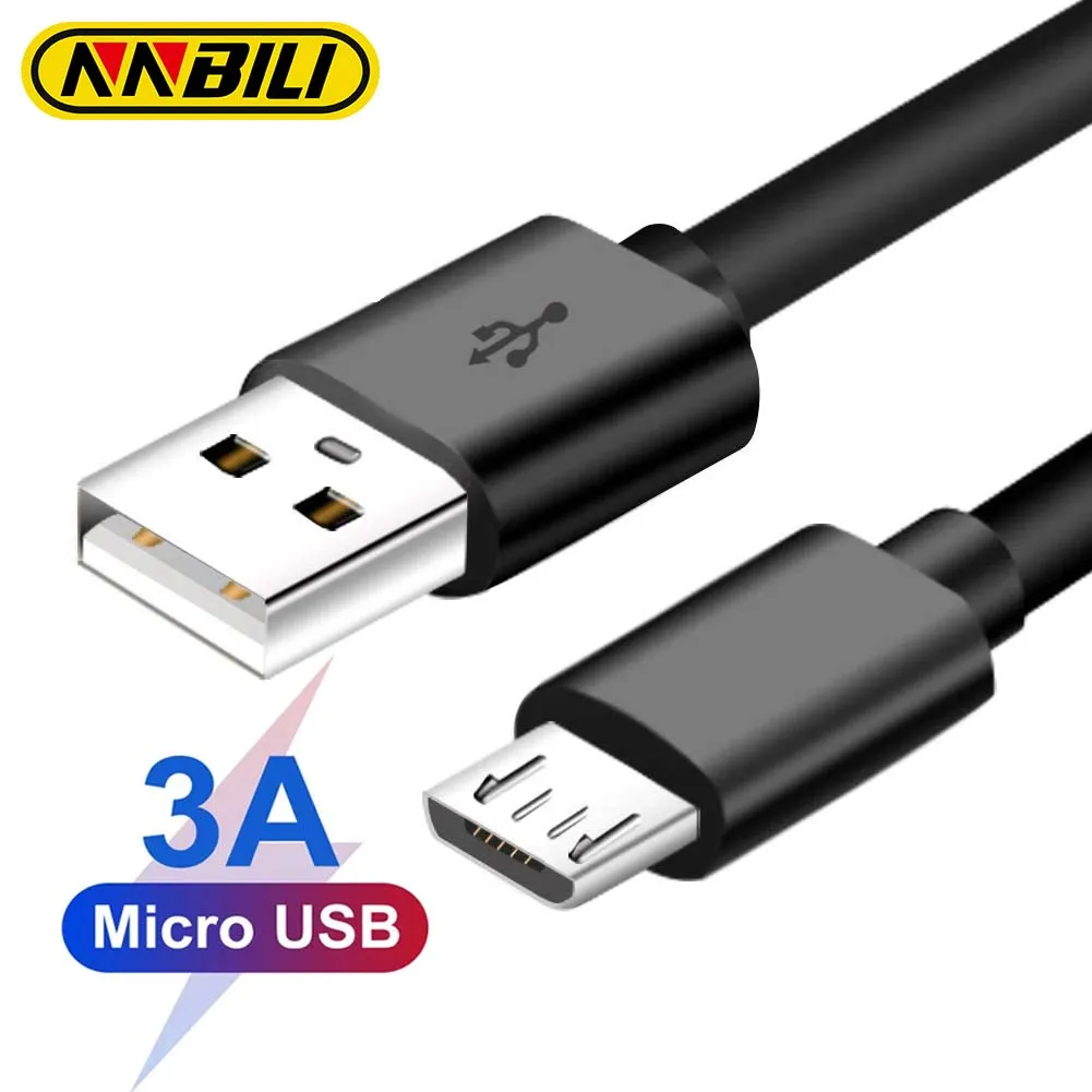

Кабель Micro USB 3A для Samsung S6 S7 Redmi 7 8 9A Note 4 5 6