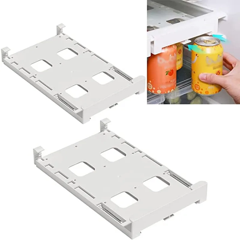 Kitchen Refrigerator Storage Box Juice Beverage Can Flexible Space-saving  Finishing Four Case Portable Organizer Refrigerator - AliExpress