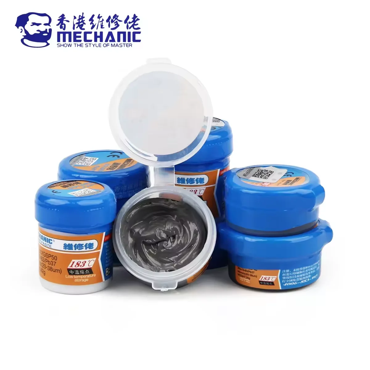 MECHANIC XG Series 183℃ Tin Solder Paste Environment Friendly Soldering Flux for Mobile Phone IC CPU BGA SMD Phone Repair solder paste