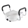 Elderly Toilet Booster Toilet Raised Seat Cushion, Disability Products Toilet Seat Assist with Stand Up Device with Armrest 5