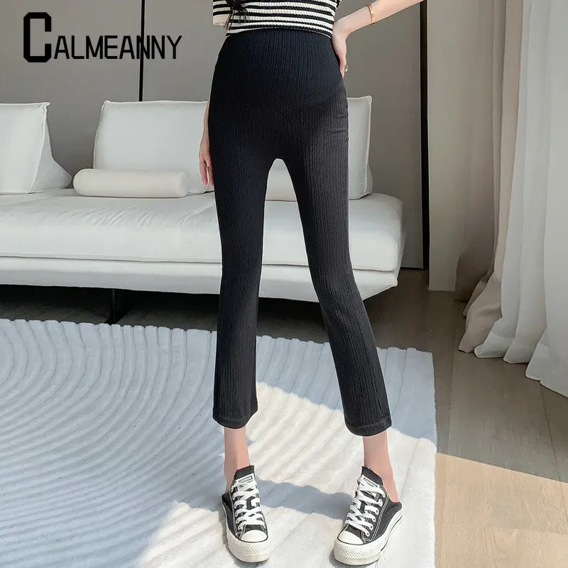 

Maternity Clothes 2023 Summer Personality Thin Style Slim Comfortable Versatile Formfitting High Waist Yoga Pants Flares Pants